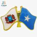 Customize Logo Promotion Crafts Custom Flag Pin in Metal with Brooch